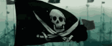 Pirate Station Flag GIF