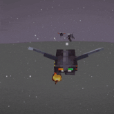a screenshot of a minecraft game with a dragon flying through the air
