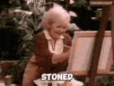 Stoned Giggle GIF - Stoned Giggle Golden Girls GIFs