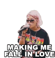 Making Me Fall In Love Dora Salvatore Sticker - Making Me Fall In Love Dora Salvatore Say No More Stickers