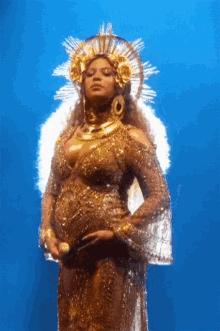 Queeny GIF - Beyonce Goddess Golden GIFs