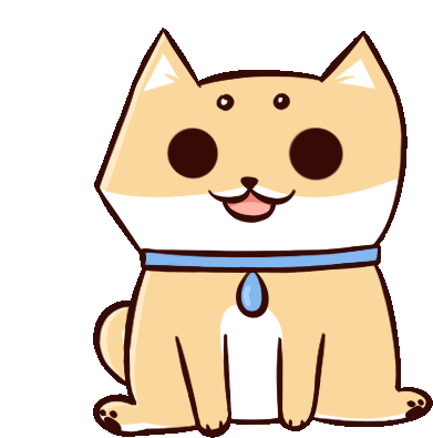 Cute Dog Sticker - Cute Dog Smile Stickers