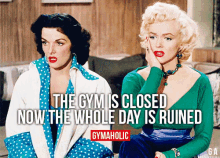 The Gym Is Closed GIF - Marilyn Monroe Gym Closed GIFs
