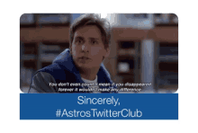 Houston Astros Astros Twitter GIF - Houston Astros Astros Twitter Sincerely GIFs