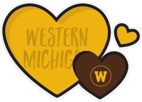 Western Michigan Wmu Sticker - Western Michigan Wmu Wmu Broncos Stickers