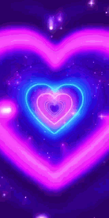 Red Neon Heart  Download Mobile Phone full HD wallpaper
