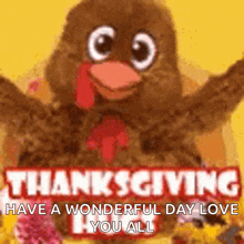 Turkey Day Happy GIF - Turkey Day Happy Thanksgiving Hugs GIFs