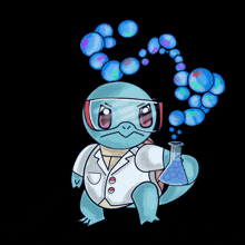 Science Squirtle GIF - Science Squirtle Potion GIFs