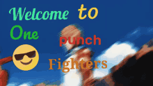 Welcome To One Punch Fighters One Punch Man GIF - Welcome To One Punch Fighters One Punch Man Welcome GIFs