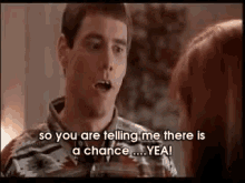 One In A Million GIF - Dumb And Dumber Jim Carrey Chance GIFs