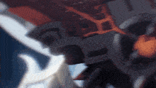 a blurred image of a mechanical device with a few lines on it