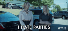 I Hate Parties Janet Mcteer GIF - I Hate Parties Janet Mcteer Helen Pierce GIFs
