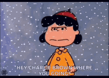 Lucy Hey Charlie Brown Where You Going GIF - Lucy Hey Charlie Brown Where You Going GIFs