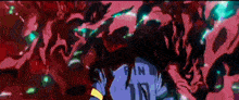 a person in a blue shirt with the number 10 on the back