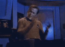 Space Attack - Star Trek The Original Series GIF - Star Trek The Original Series Captain Kirk William Shatner GIFs