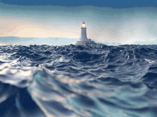 Ocean Light House GIF - Ocean Light House GIFs
