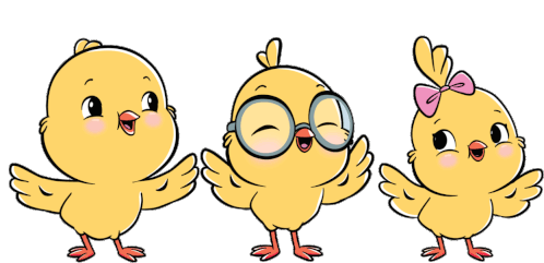 Canticos Chickie Sticker - Canticos Chickie Baby Chick Stickers