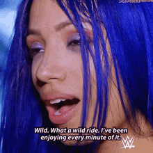 Sasha Banks Wild GIF - Sasha Banks Wild What A Wild Ride GIFs
