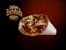 Taco Bell Chicken Enchilada Grilled Stuft Burrito GIF