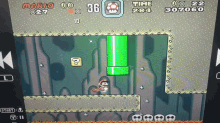 a screenshot of a video game with mario x27 on the screen