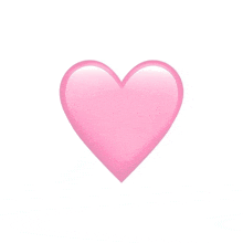 a pink heart on a white background with a gradient