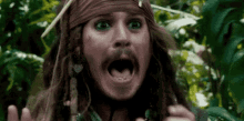 Scared Pirate GIF - Scared Pirate Johnny Depp GIFs