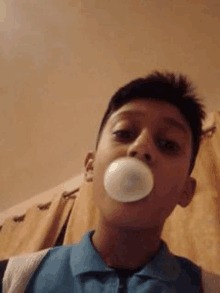 Khizer Eating Haram Gum GIF