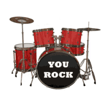 You Rock You Are The Best GIF - You Rock You Are The Best Drumkit GIFs