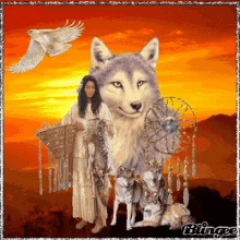 woman wolf