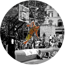 dunk basketball
