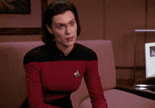 Michelle Forbes Star Trek GIF - Michelle Forbes Star Trek Ensign Ro GIFs