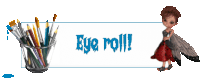 Animated Fairy Reaction Eye Roll Sticker - Animated Fairy Reaction Eye Roll Stickers