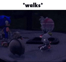 Sonic Frontiers Brand Era GIF - Sonic Frontiers Brand Era Sonic Walking GIFs