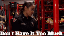 Station19 Andy Herrera GIF - Station19 Andy Herrera Dont Have It Too Much GIFs
