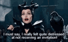 Angelina Jolie Maleficent GIF - Angelina Jolie Maleficent Not Receiving Invitation GIFs