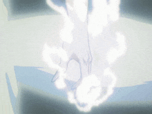a drawing of a person holding a glowing object