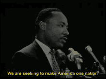We Are Seeking To Make America One Nation - Dr. Martin Luther King, Jr. GIF - Speech Mlk Jr Martin Luther King Jr GIFs