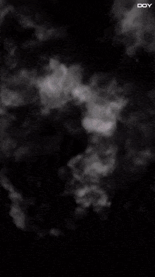 a close up of a person 's face with the word doy in the lower right corner