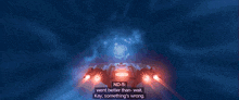 a space ship is flying through a vortex of stars