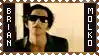a picture of a man wearing sunglasses and a mustache with the name brian on it .
