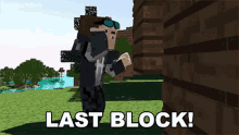last block almost done finally minecraft futuristichub