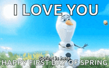 Olaf Spring Is Here GIF