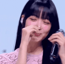 Manchae Kiss Eunchae Flying Kiss GIF - Manchae Kiss Eunchae Flying Kiss Eunchae Kiss GIFs