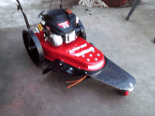 Troy Bilt With The Wbtap 3rd Wheel Conversion Kit Installed GIF