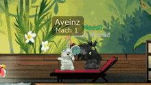 a screenshot of a video game with aveinz mach 1 meest and little mouse