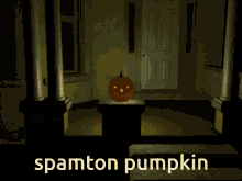 Spamton Pumpkin GIF - Spamton Pumpkin Deltarune GIFs