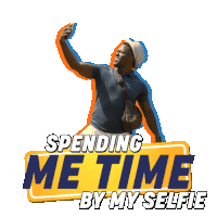 Spending Me Time By My Selfie Sonny Fisher Sticker - Spending Me Time By My Selfie Sonny Fisher Me Time Stickers