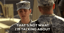 Erin Krakow Army Wives GIF - Erin Krakow Army Wives Thats Not What Im Talking About GIFs