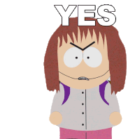 Yes Shelly Marsh Sticker - Yes Shelly Marsh South Park Stickers