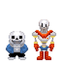 pixel skeletons